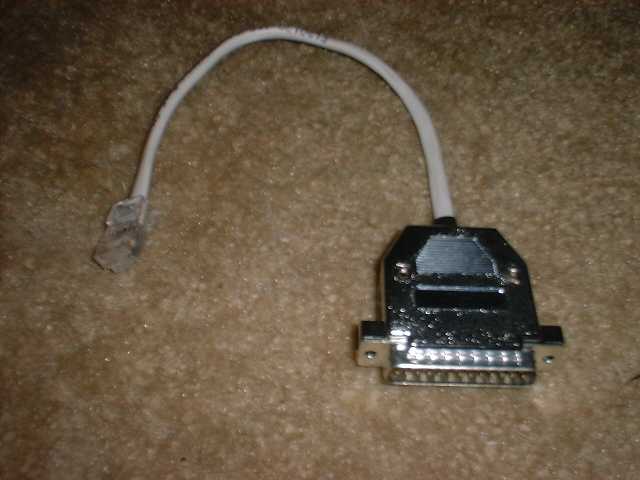 loopback cable rj45. inside the RJ45 connector